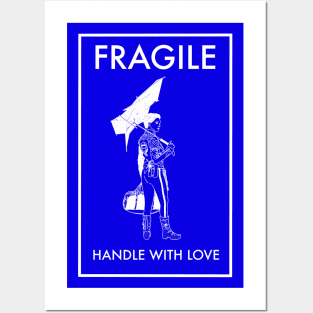 Fragile Blue Posters and Art